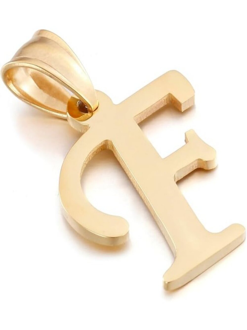 Letter F Initial Charms Gold Initial Pendant 14k Gold Charm